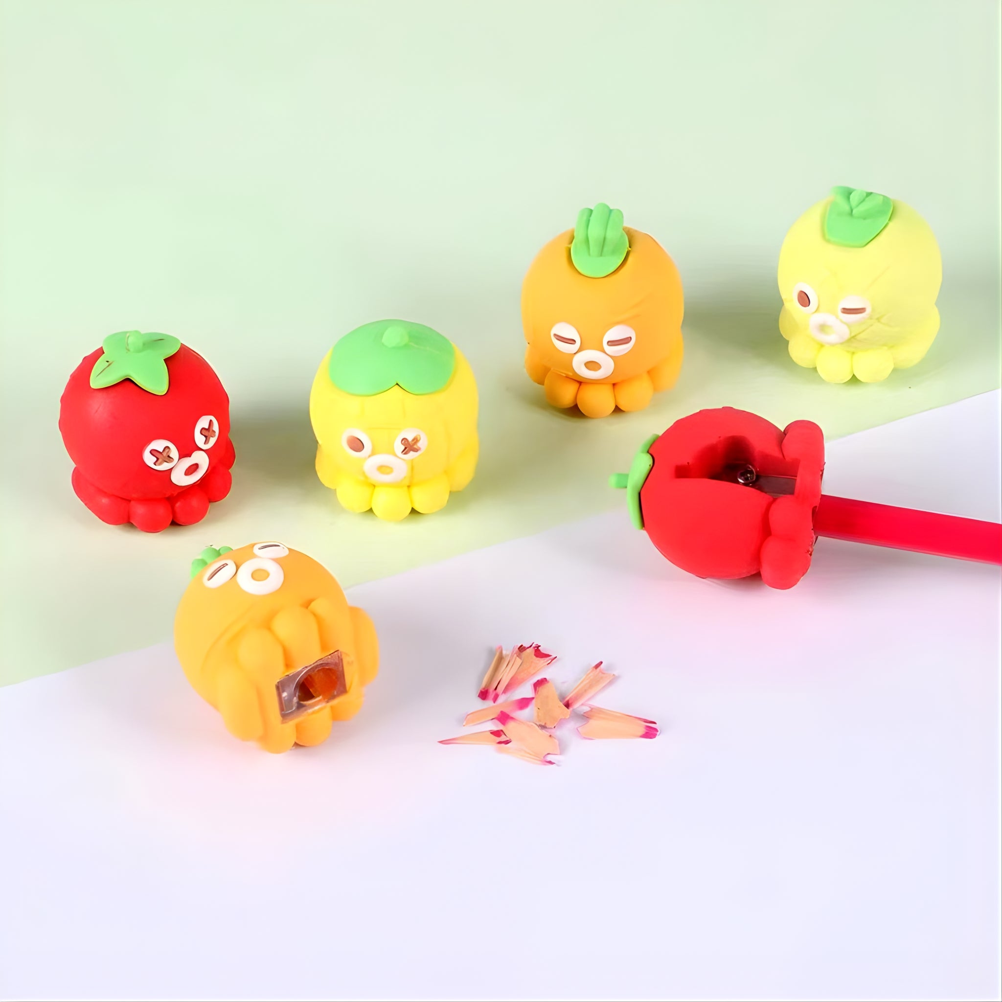 Fruit octopus pencil sharpener