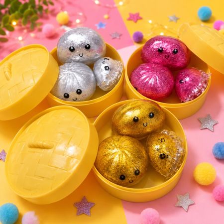 3Pcs Dumpling Squishy (Mystery Design)