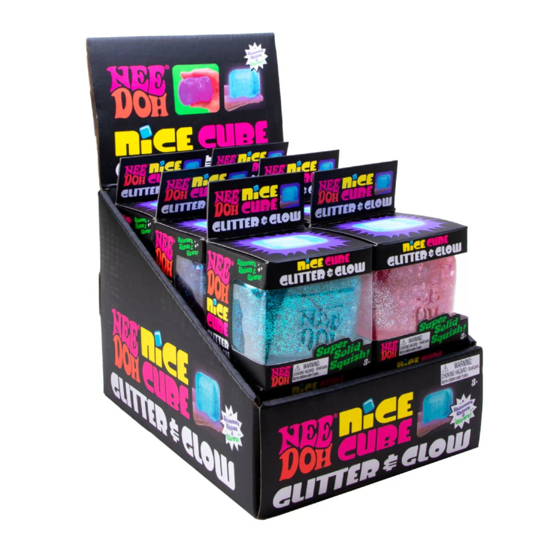 Needoh Glitter & Glow Nice Cube