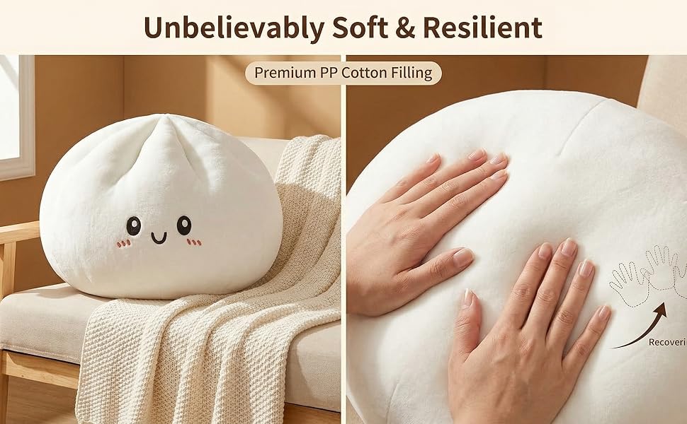 Jumbo Dumpling Plush Doll