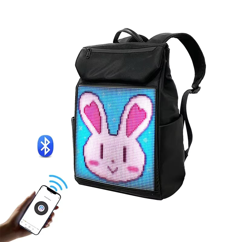 LED Backpack with Extra Compartments