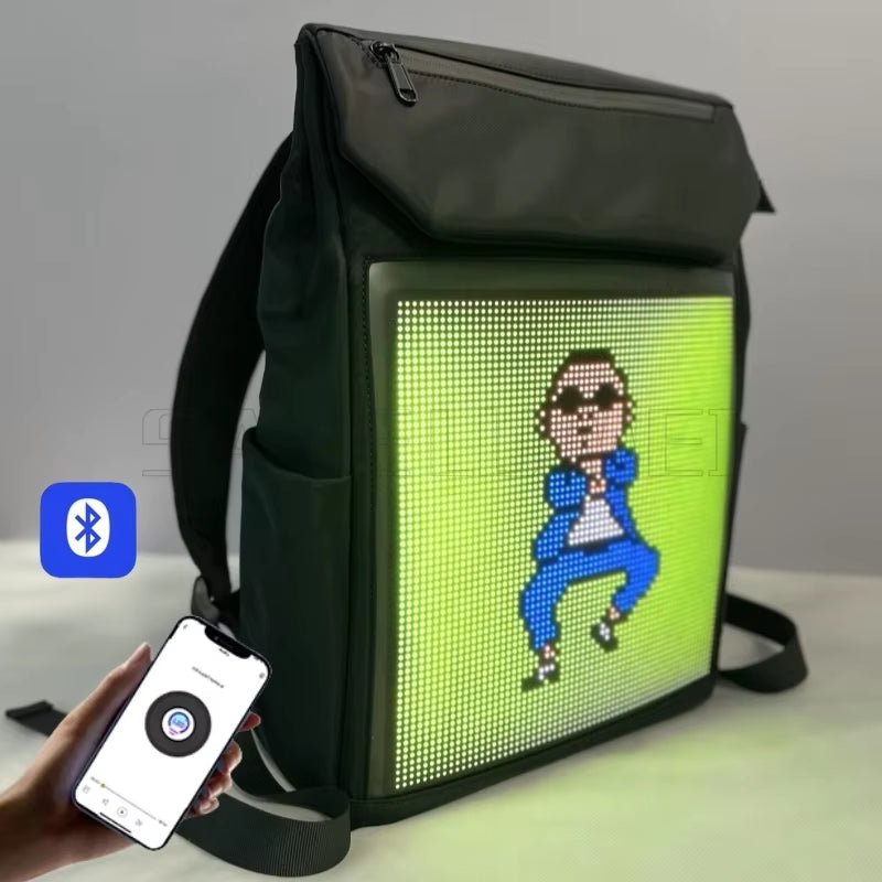 LED Backpack with Extra Compartments