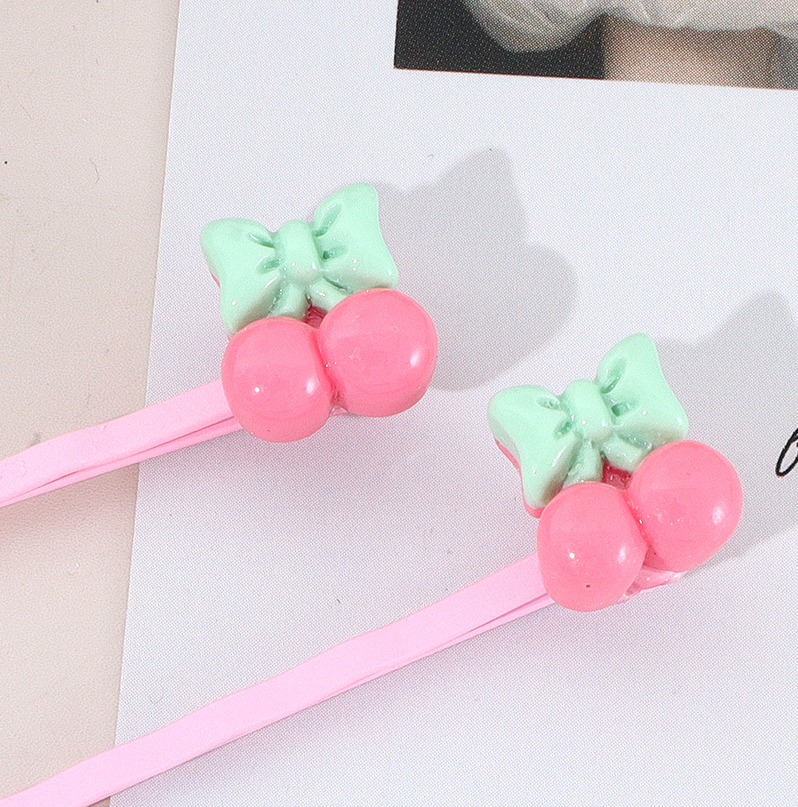 Little Cherry Hairpins 2PCS (Pink)