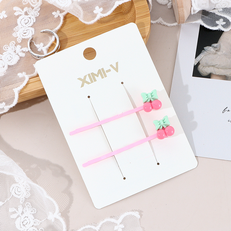 Little Cherry Hairpins 2PCS (Pink)