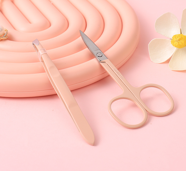 Pink series eyebrow clippers combination
