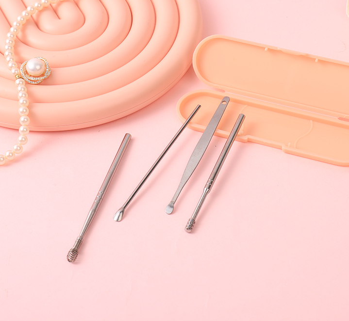 Pink series ear picking care combination