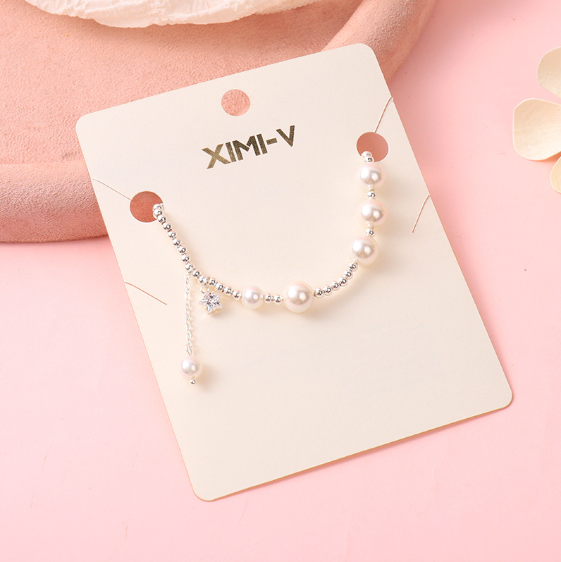 Stylish Pearl Women's Bracelet (White)