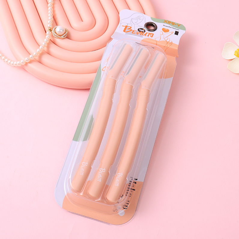 Pink series exquisite eyebrow trimmer 3PCS