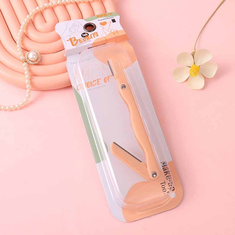 Pink Series Foldable Dual-Head Eyebrow Trimmer