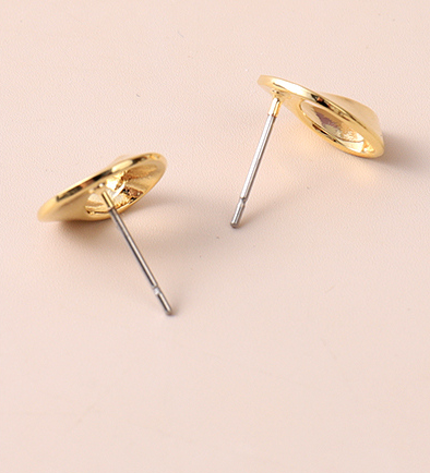 Minimalist Gold-Plated Stud Earrings