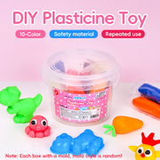 10-color Model Playdough Drum Set (Color)