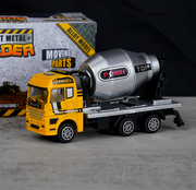 Alloy Sliding Mixer Construction Truck Toy (Yellow)