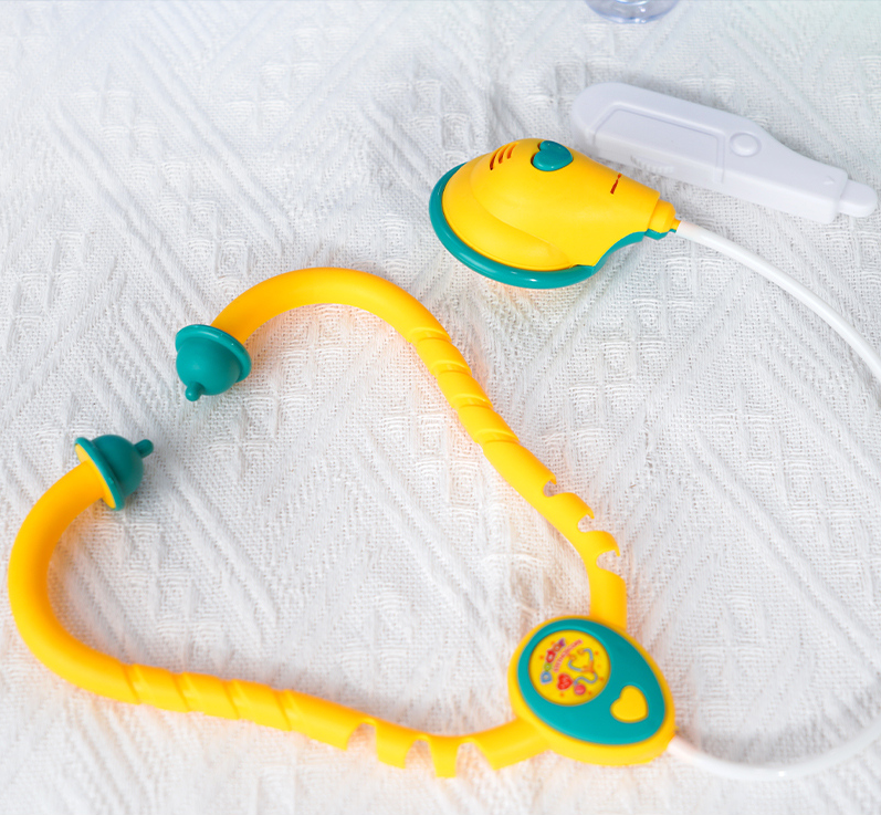 Pretend Play Doctor Toy Set with Carrying Case (Blue)