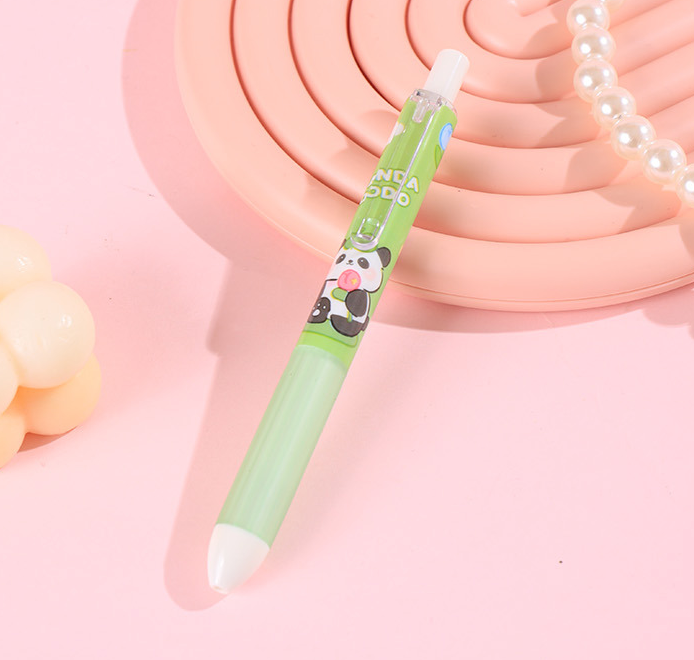 BOBO Family Green Panda Press neutral pen Black 0.5mm