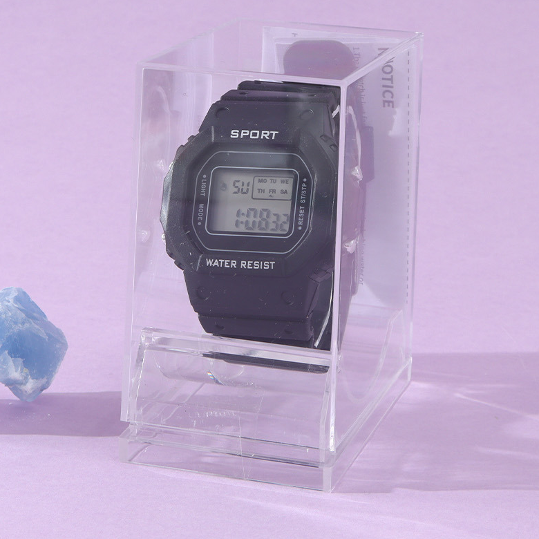 Casual Simple Sport Watch (Black)