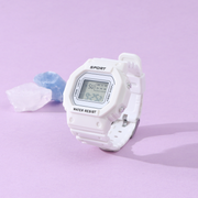 Casual Simple Sport Watch (White)