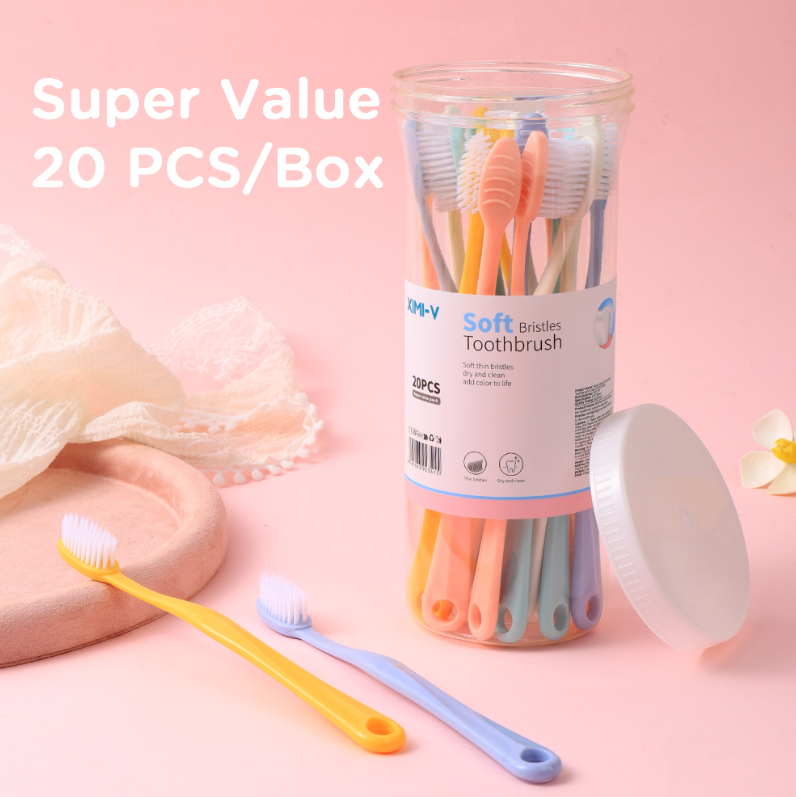 Super Value Soft Bristles Toothbrush in Box (20 PCS/Box)