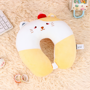 Goodnight Cat PP Cotton U-shaped pillow (yellow)