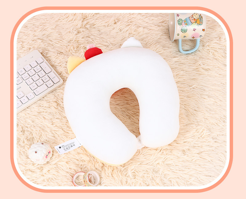 Goodnight Cat PP Cotton U-shaped pillow (yellow)