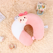 Goodnight Bunny PP Cotton U-shaped Pillow (pink)