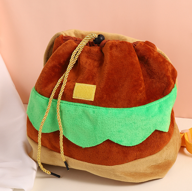 Hamburger Shaped Backpack