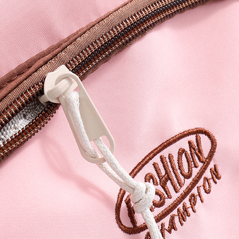 Cream Color Contrast Large Backpack