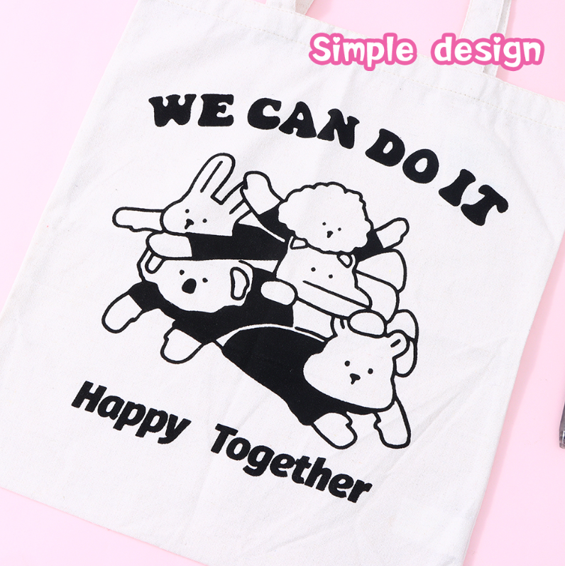 Animal party canvas bag