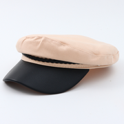 Retro Preppy Style Sailor Hat (Beige)