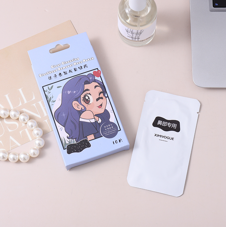 Clear and transparent blackhead and nose patch
