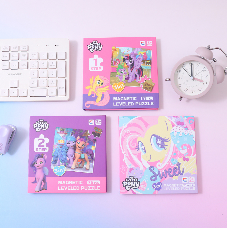 My Little Pony - Three-fold Magnetic Jigsaw Puzzle