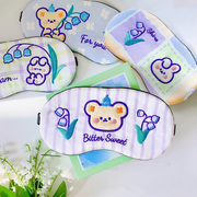 Lily of the Valley Series Ice Pack Eye Mask (Mixed color)