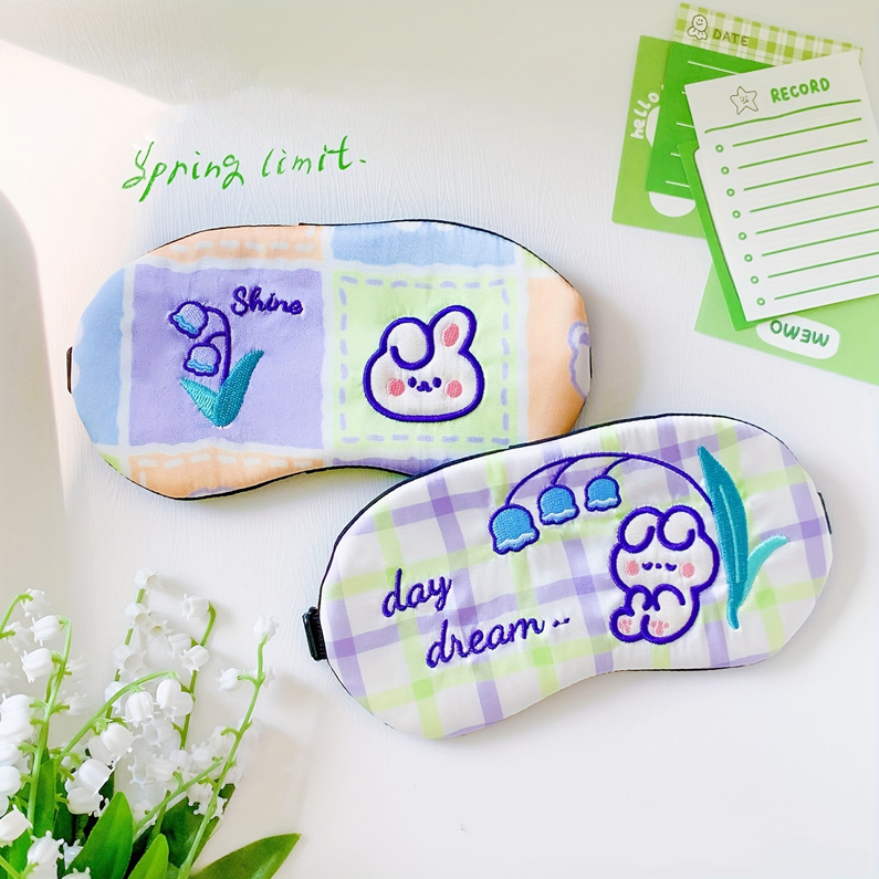 Lily of the Valley Series Ice Pack Eye Mask (Mixed color)