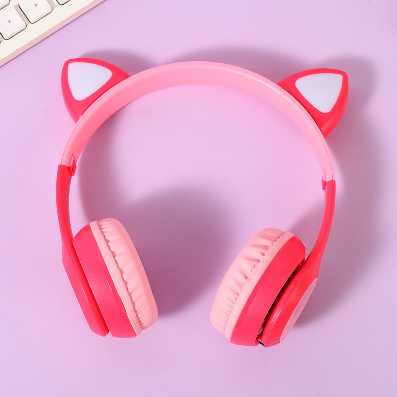 Fancy Cat Ears Cute shape Headphone 23BF06(pink)