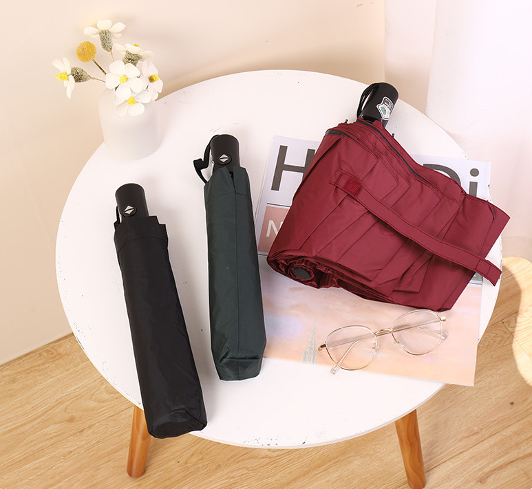 Simple Automatic Folding Umbrella for Rain & Sun