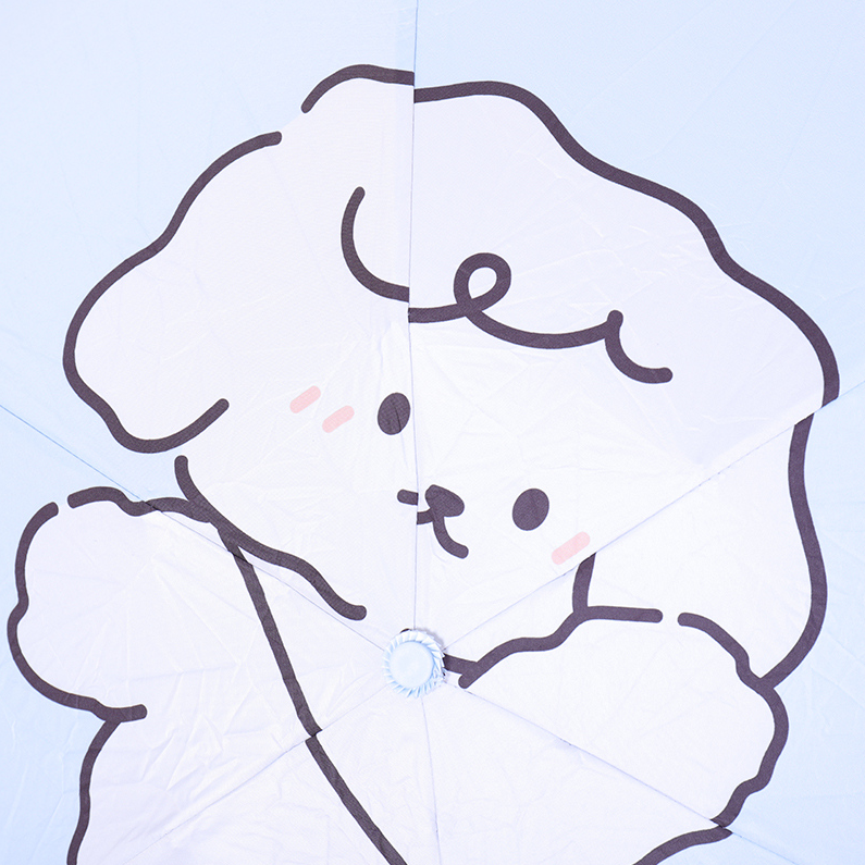 puppy cute cartoon sunshade on sunny days