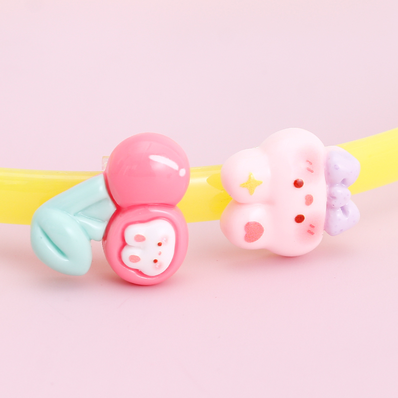 Double head bright face cartoon AB group headband