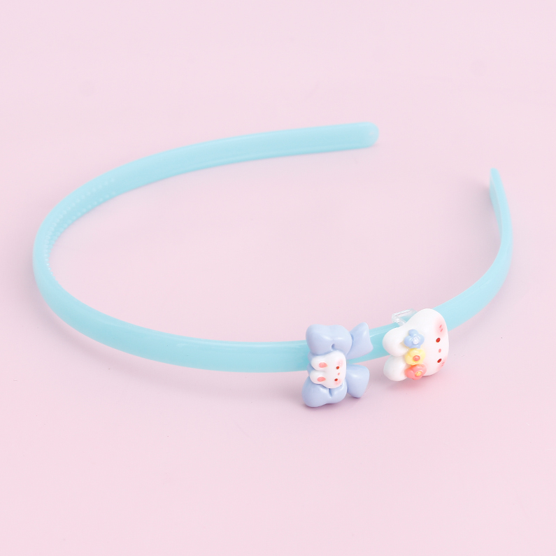 Double head bright face cartoon AB group headband