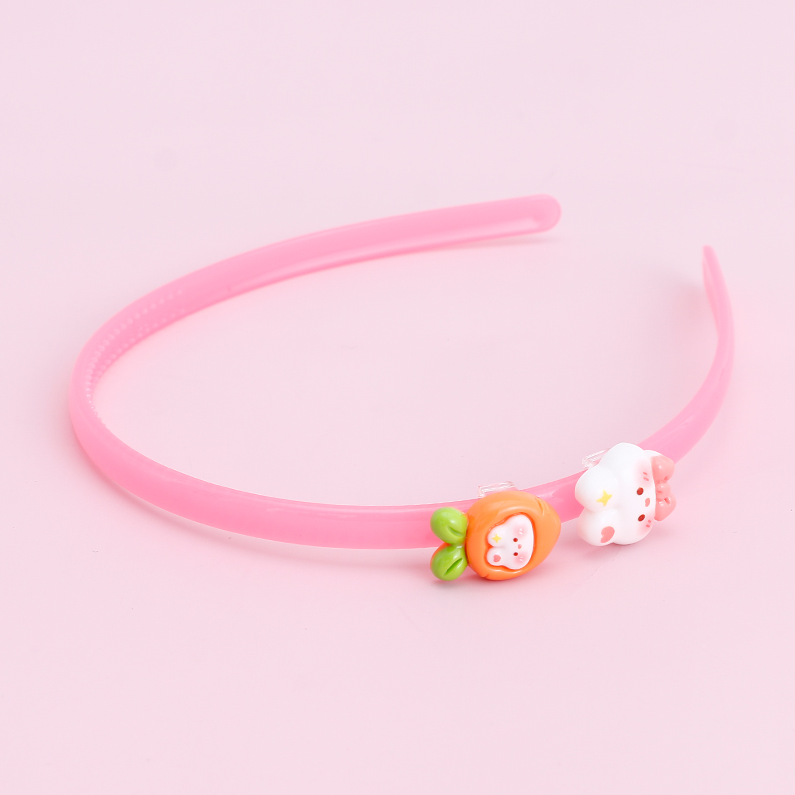 Double head bright face cartoon AB group headband