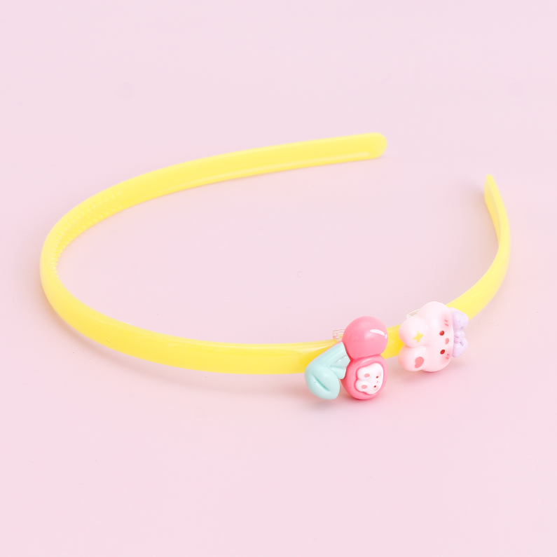 Double head bright face cartoon AB group headband