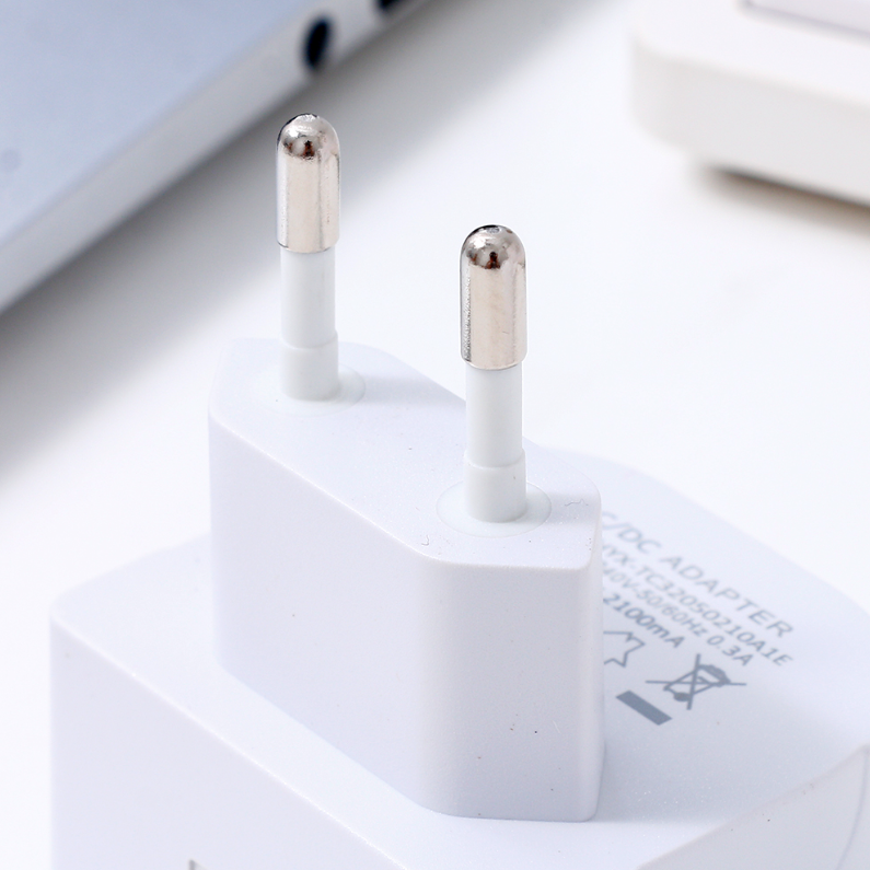Single USB Port Charger (White)(European Standard)