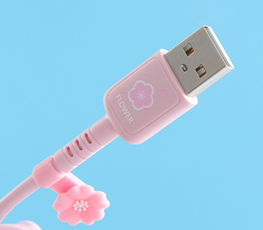 Flower sea Sugar Type-C data cable (color mixing) -21NF0402