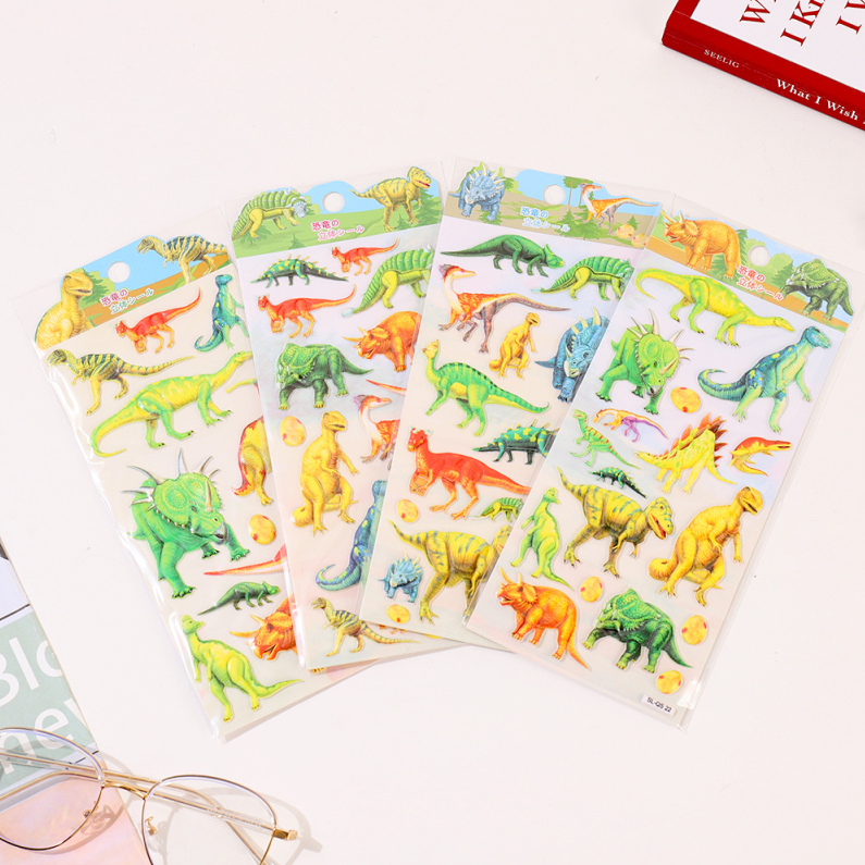 Cartoon Dinosaur Foam Stickers