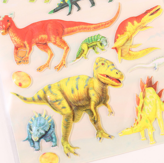 Cartoon Dinosaur Foam Stickers