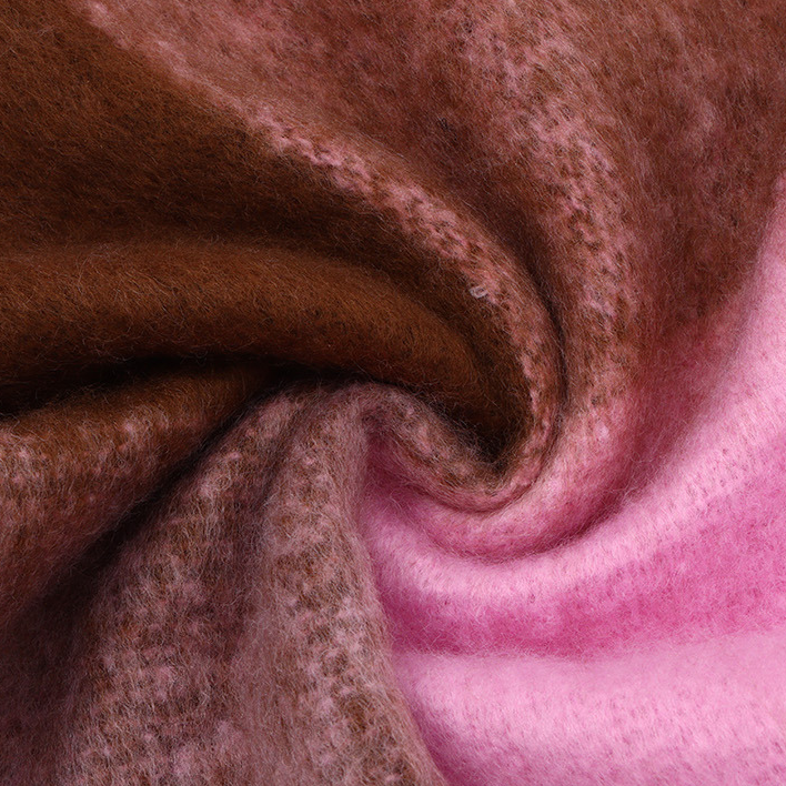 Vintage Soft Waxy Mohair Scarf for Adults (Mixed)