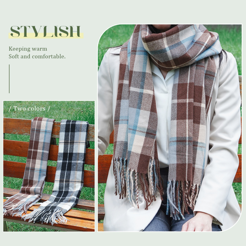 Preppy Plaid Scarf (Mixed)