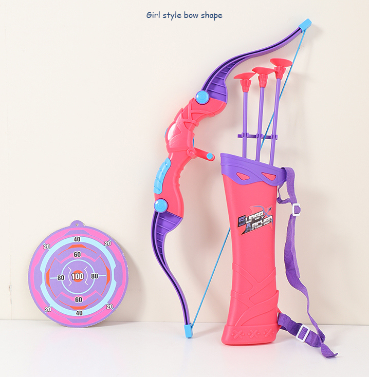 Pink bow set (with quiver and target)