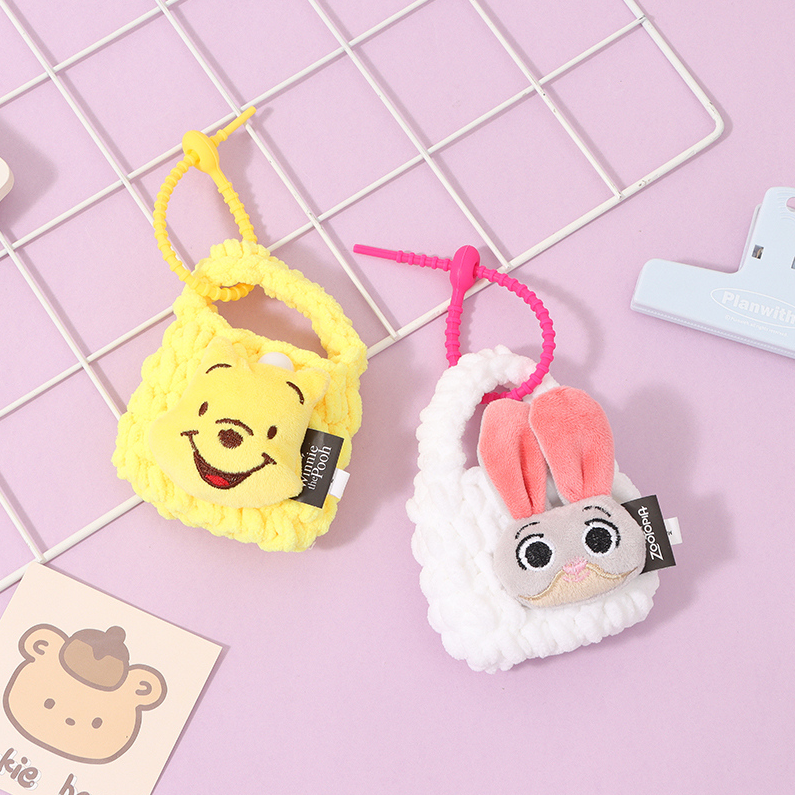 Disney series crocheted storage coin purse