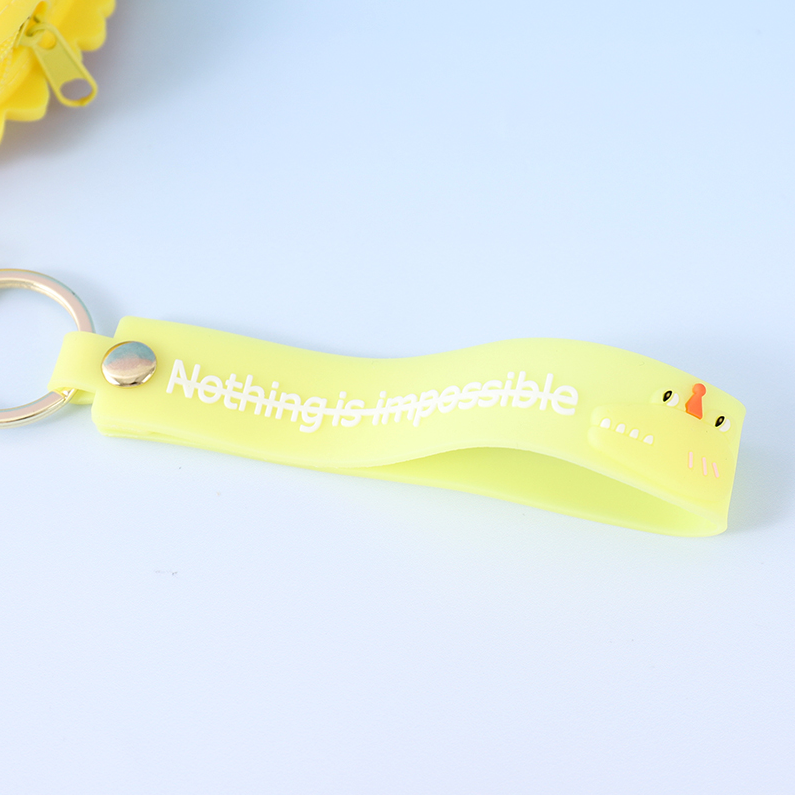 Big Eyes Dinosaur Silicone Earphones Case (Yellow)