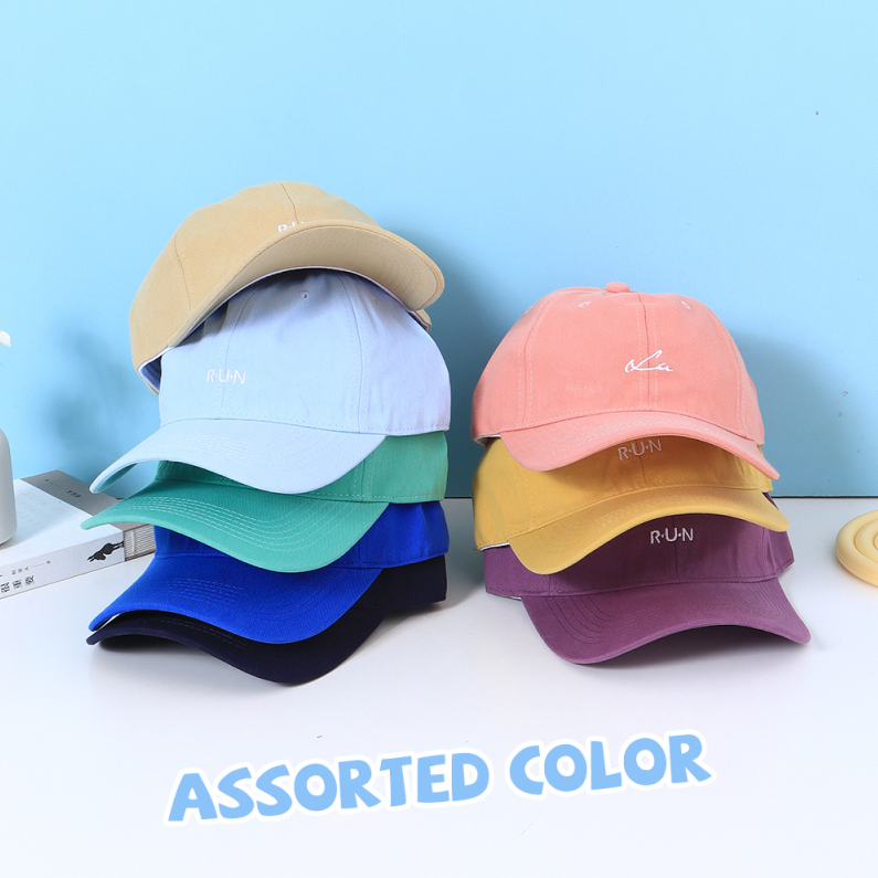 Simple Letters RUN Baseball Cap_