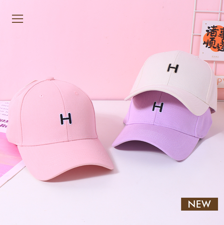 Simple Letter Baseball Cap for Spring Summer